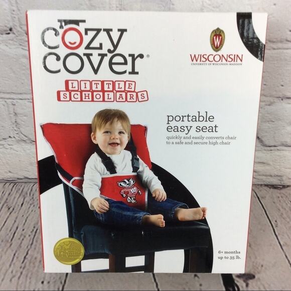 NCAA Wisconsin Badgers Unisex Portable Easy Seat Tailgating Game Day - Picture 2 of 3